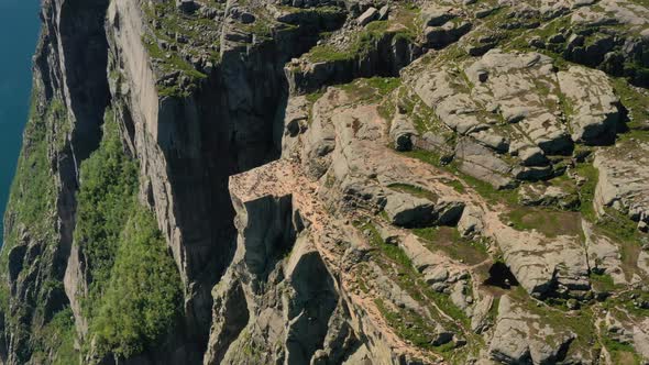 Pulpit Rock Preikestolen Beautiful Nature Norway