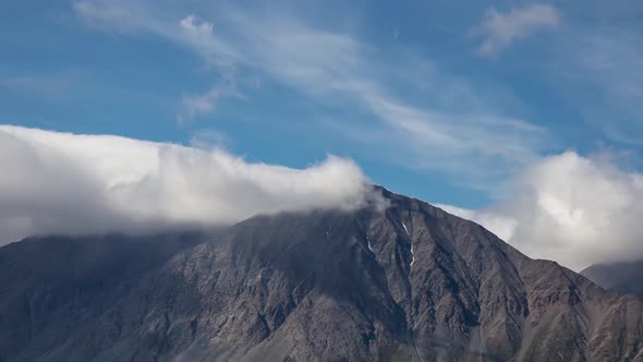 Canadian Rocky Mountain Landscape Time Lapse.