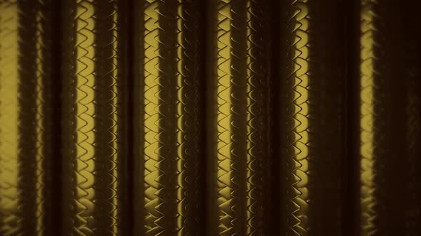 Rolling 3d Pattern Tubes Gold alt