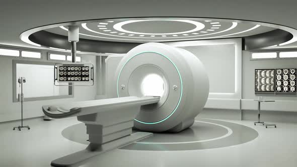 Entering magnetic resonance imaging (MRI) room