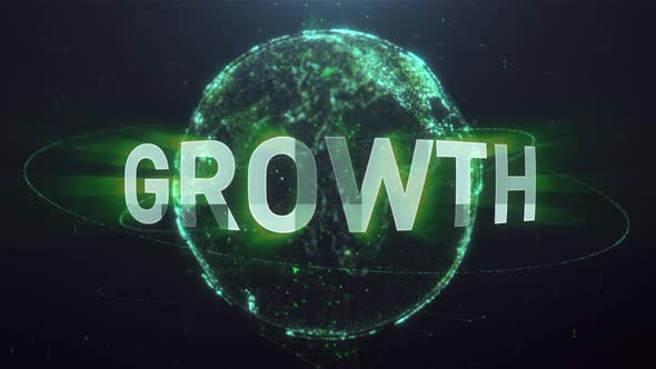 Digital Network Earth Hud Growth