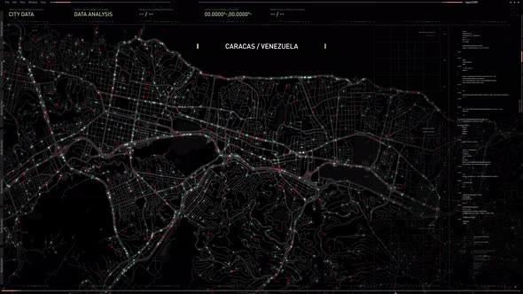 Surveillance technology is searching for a target gps connection in the city alt