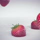 Strawberries Falling Into Cream - VideoHive Item for Sale