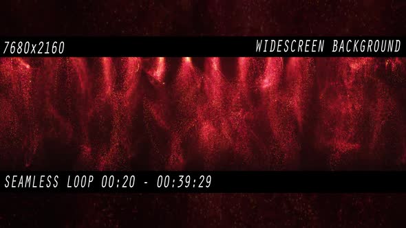 Red Curtain   Widescreen Background Particles