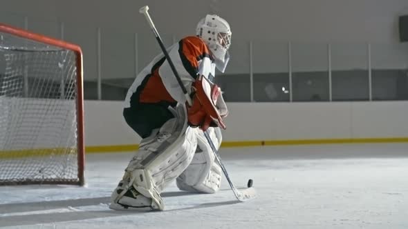 Catching a Hockey Puck