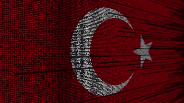 Program Code and Flag of Turkey