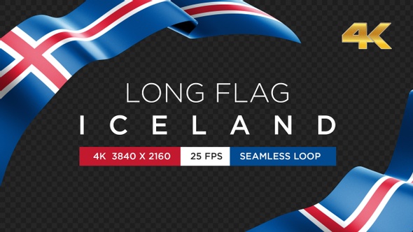 Long Flag Iceland