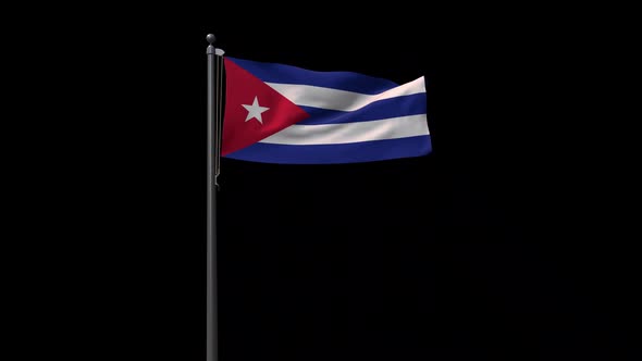 Cuba Flag With Alpha 2K