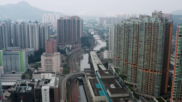 Hong Kong residential district 