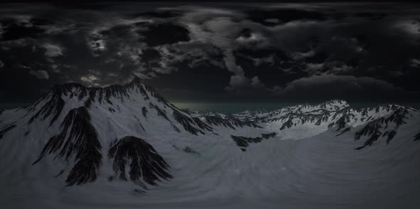VR 360 Norway Mountains Severe Landscape