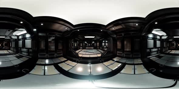 Vr360 View of Spaceship Interior alt