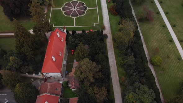 Lednice Castle Unesco Aerial View