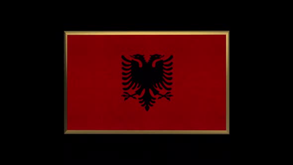 Albania 3D Flag