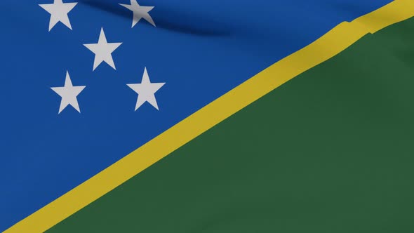Flag Solomon Islands Patriotism National Freedom Seamless Loop
