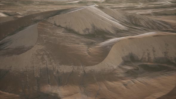 Red Sand Desert Dunes at Sunset alt