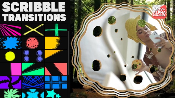 Scribble Transitions | Motion Graphics alt