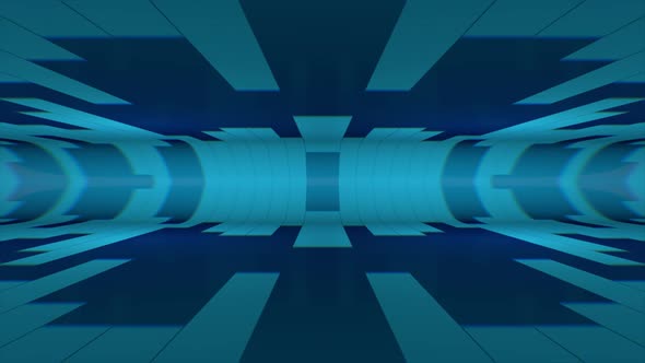 Abstract Blue Lines Background 4K 