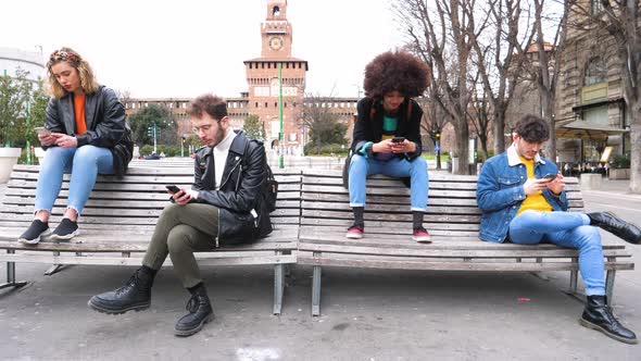 Young caucasian man reading a book