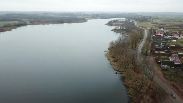 The Village Of Dobrino On The Shores Of Lake Dobrino 01