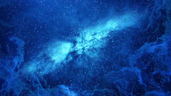 Blue Clouds Nebula Loop