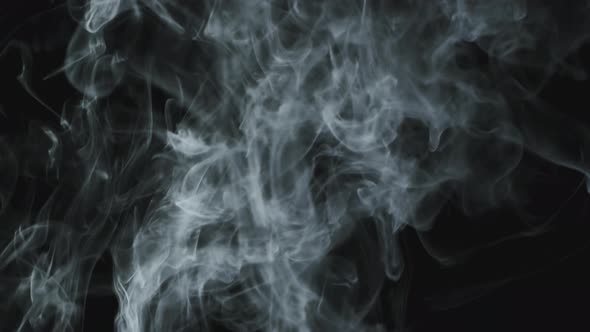 Smoke Rising and Flowing in Slowmo