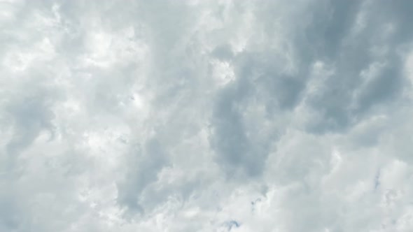 Cloudy Sky Aerial View Boundless Atmosphere