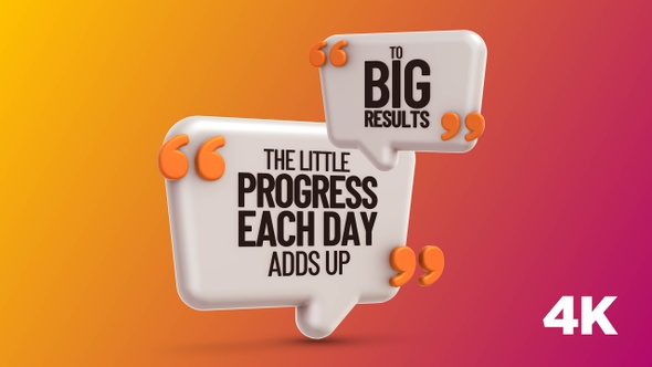 Inspirational Quote: A Little Progress Each Day Adds Up To Big Results