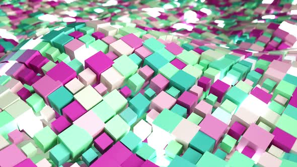 Random Colored Cubes