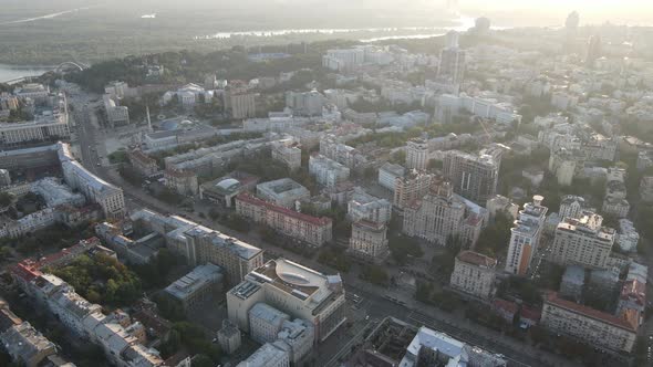 Kyiv - Aerial View of the Capital of Ukraine. Kiev