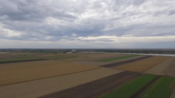 Countryside Landscape In Autumn