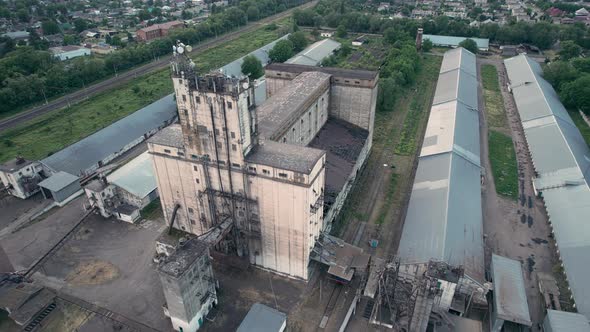 Old Abandoned Grain Storage