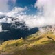 Dramatic Weather Over High Alpine Mountain Peaks. - VideoHive Item for Sale