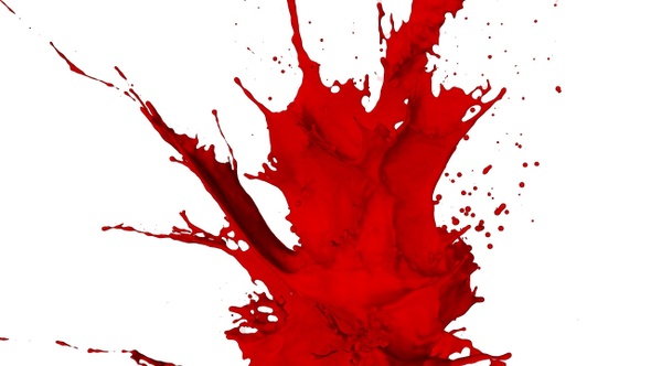 Red Paint Splash