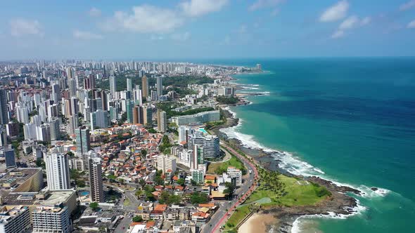 Northeast Brazil. Famous tourism place of downtown Salvador, state of Bahia.