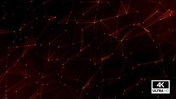 Black Digital Futuristic Polygon Background Looped V5