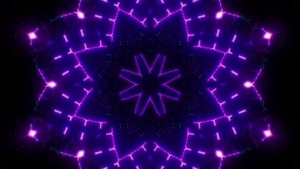 Blinking Neon Purple VJ Light Loop 4K 01