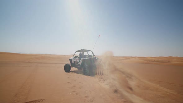 Sand Buggy Driving in the Desert