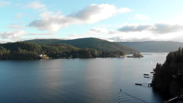 Various drone and DSLR shots at beautiful Deep Cove in Vancouver, BC.