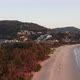 Tropical Beach Town at Sunset Aerial - VideoHive Item for Sale