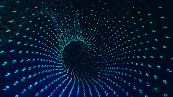 Digital Data Tunnel | Digital Data Background
