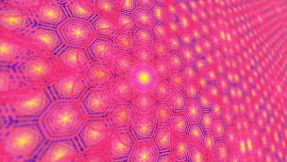 Hypnotic kaleidoscope,Abstract motion graphics background.