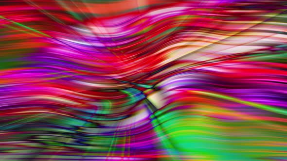 Abstract Modern 4k Colorful Line  Flowing Waves Motion Background