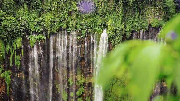 Tumpak Sewu Waterfalls Also Known As Coban Sewu