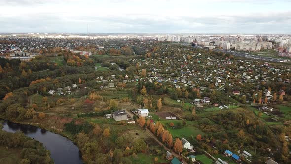 Beautiful Autumn Landscape Of The River Luchesa 20