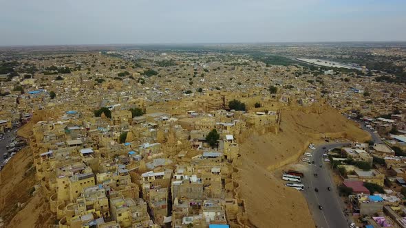 Aerial View of Jaisalmer City