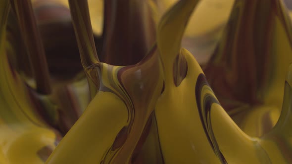 Paint bouncing and making splashes. Slow Motion. Unedited version is included at the end of clip. alt