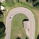 Aerial View Top Down of Cars Driving Winding Road - VideoHive Item for Sale