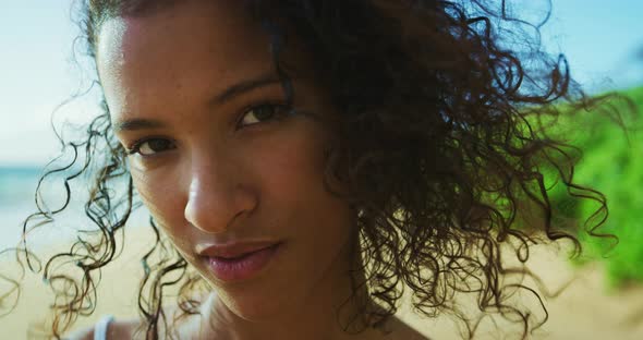 Portrait of Beauitful Young Woman