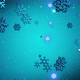 Shining Blue Snowflakes Loop Background 4K - VideoHive Item for Sale