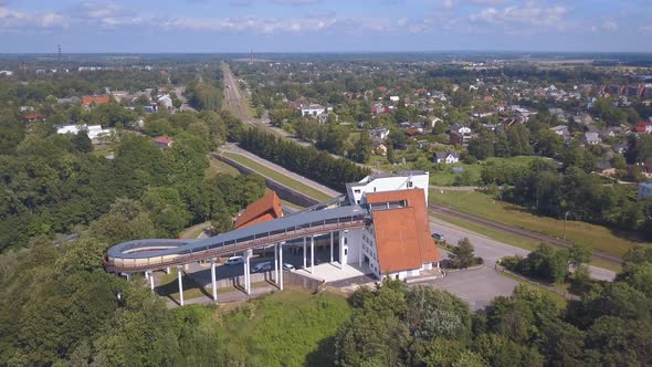 Aerial View of the Sigulda / Latvia Bobsleigh